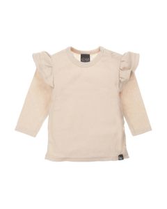 Zwart ruffle shirt online baby